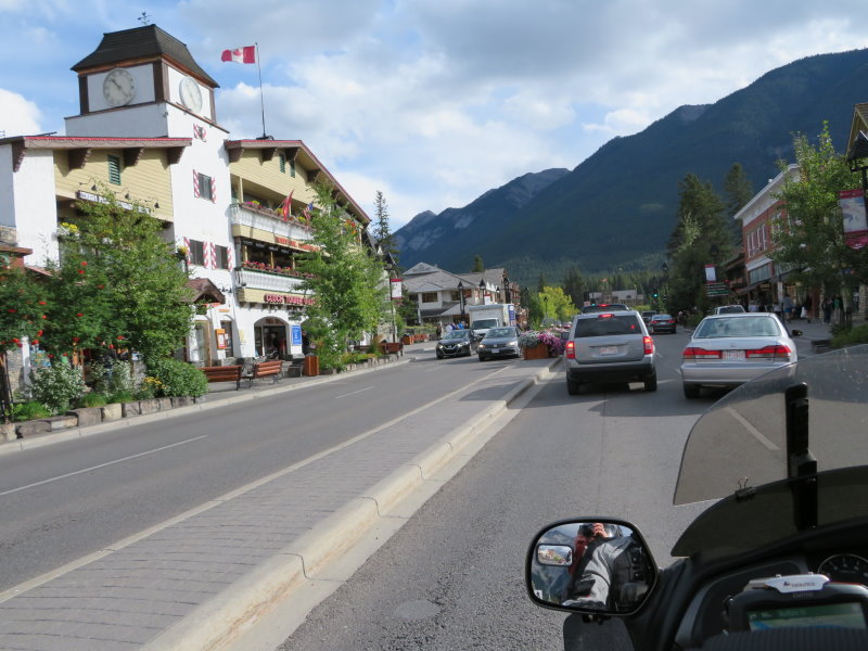 Banff, a very quaint and busy town